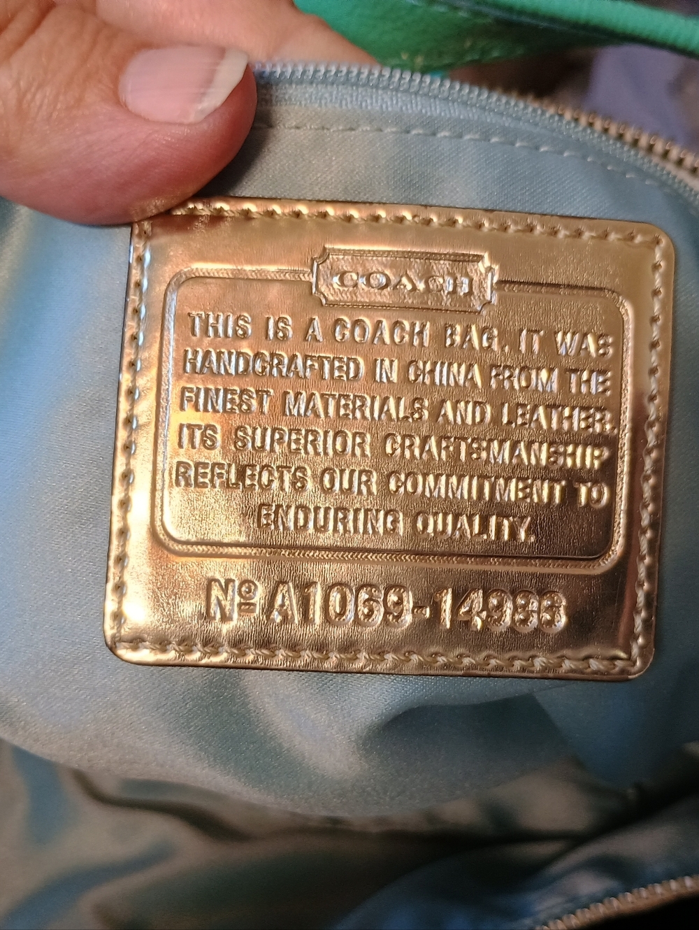Coach Poppy Is A Girl Tote - Picture 9 of 9